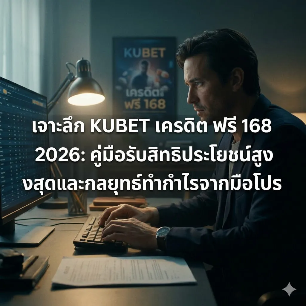 เจาะลึก KUBET เครดิต ฟรี 168 บาท 2026: คู่มือรับสิทธิประโยชน์สูงสุดและกลยุทธ์ทำกำไรจากมือโปร