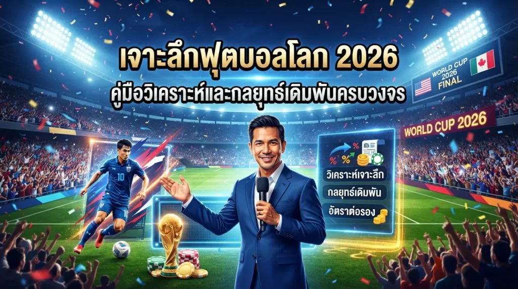 เจาะลึกฟุตบอลโลก 2026: คู่มือวิเคราะห์และกลยุทธ์เดิมพันครบวงจร